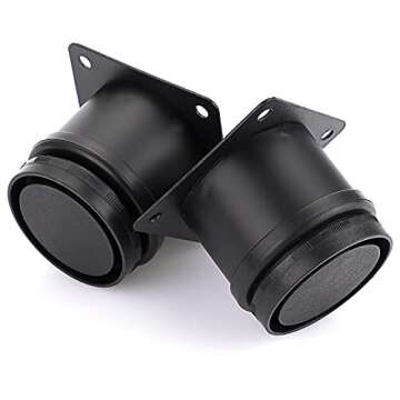 OwnMy 4PCS Stainless Steel Furniture Legs - Adjustable & Heavy Duty