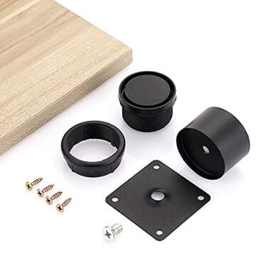 OwnMy 4PCS Adjustable Stainless Steel Furniture Legs