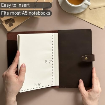 Genuine Leather Refillable Journal for Writers