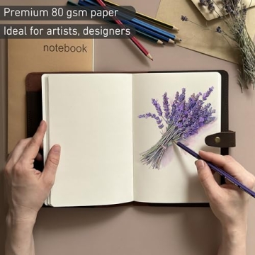 Genuine Leather Refillable Journal for Writers