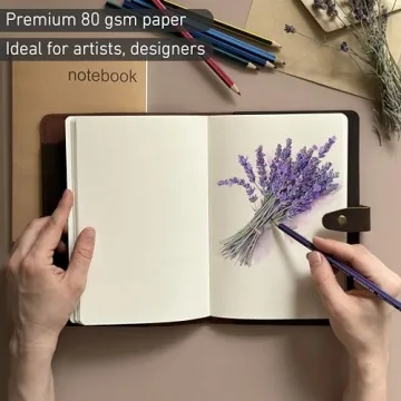 Genuine Leather Refillable Journal for Writers