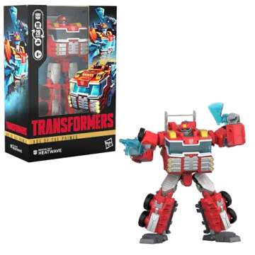 Transformers Age of The Primes Voyager Class Rescue Bot Heatwave, 7-inch Converting Action Figure, Robot Toys for Ages 8+