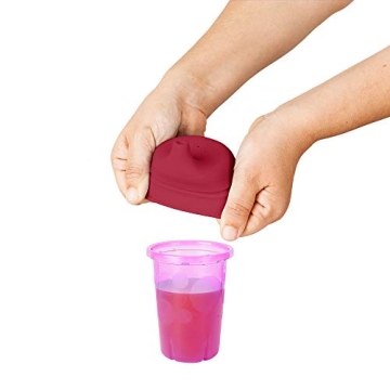 Boon Snug Silicone Sippy Cup Lids for Toddlers and Kids