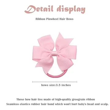 Gorgeous 40Pcs Grosgrain Hair Bows for Girls