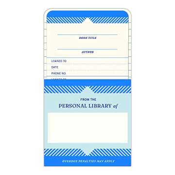 Knock Knock Personal Library Kit for Book Lovers