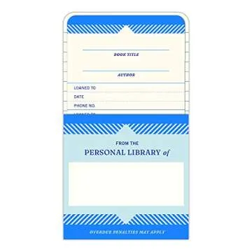 Knock Knock Personal Library Kit for Book Lovers