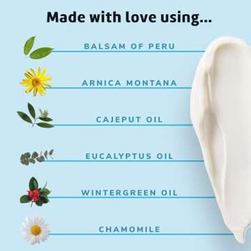 De La Cruz Arnica Salve - Multi-Purpose Foot and Hand Cream for 24 Hour Moisture