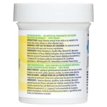 De La Cruz Arnica Salve for Cracked Feet and Hands