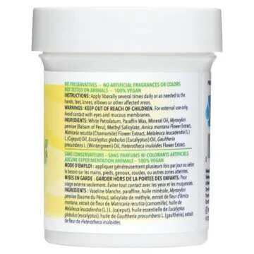 De La Cruz Arnica Salve for Cracked Feet and Hands