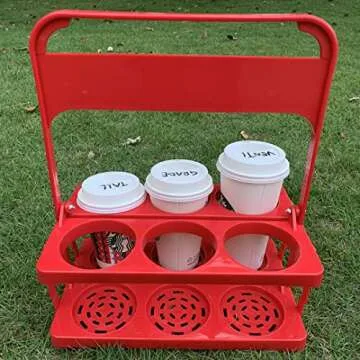 MC&SA Foldable Beverage Carrier for Delivery Drivers
