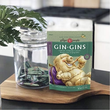 GIN GINS Original Ginger Chews – Natural Digestion Aid