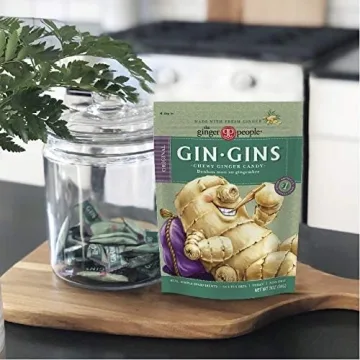 GIN GINS Original Ginger Chews – Natural Digestion Aid