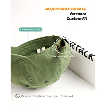 FURTALK Adjustable Toddler Baseball Hat for Boys and Girls