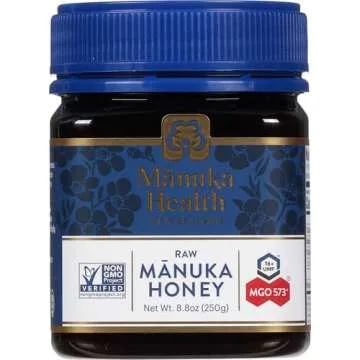 Manuka Health UMF 16+/MGO 573+ Manuka Honey (250g/8.8oz), Superfood, Authentic Raw Honey from New Zealand