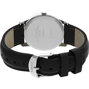 Timex Easy Reader 35mm Leather Strap Watch