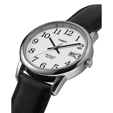Timex Easy Reader 35mm Leather Strap Watch
