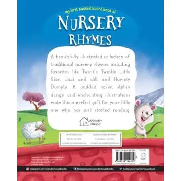 Nursery Rhymes Board Book: Illustrated Classic Nursery Rhymes (My First Book series)