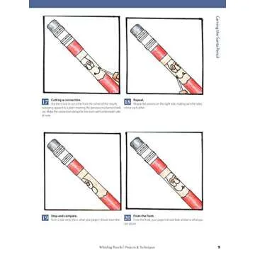 Whittling Pencils: Projects and Techniques (Fox Chapel Publishing) Learn the Slender Craft of Pencil Carving with Step-by-Step Instructions for a Santa, Wood Spirit, Leprechaun, & Uncle Sam
