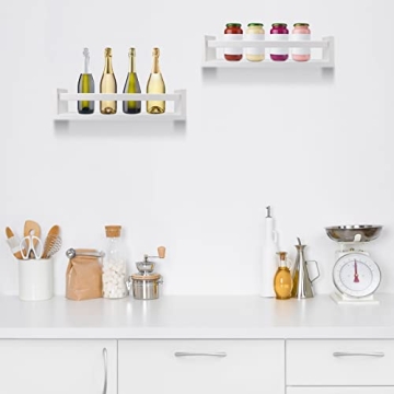 ZLchair BOMID Nursery Shelves Set of 2 Floating Bookshelves