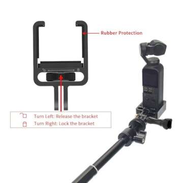 Smatree Selfie Stick for DJI OSMO Pocket 2 & GoPro