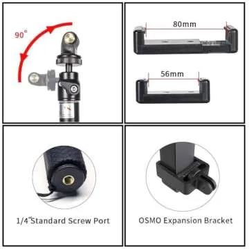 Smatree Selfie Stick for DJI OSMO Pocket 2 & GoPro