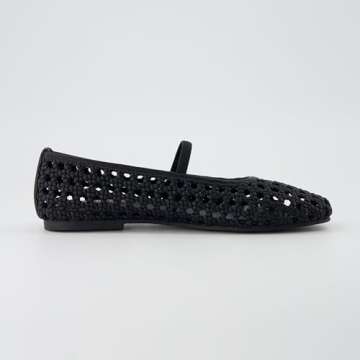 Stylish CUSHIONAIRE Woven Ballet Flat with Memory Foam