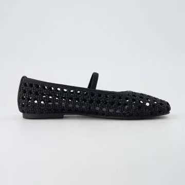Stylish CUSHIONAIRE Woven Ballet Flat with Memory Foam