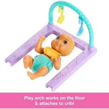 Barbie Skipper Twin Nursery Playset with Twin Baby Dolls