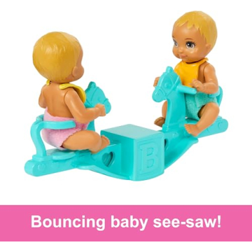 Barbie Skipper Twin Nursery Playset with Twin Baby Dolls