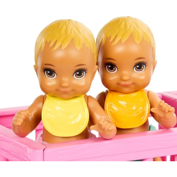 Barbie Skipper Twin Nursery Playset with Twin Baby Dolls