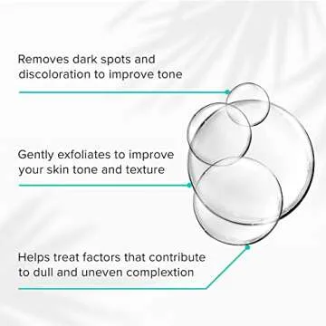 ClarityRx Brighten It 10% Lactic Acid Solution, Natural Plant-Based Exfoliating Face Treatment for Dark Spots, Discoloration & Uneven Skin (2 fl oz)