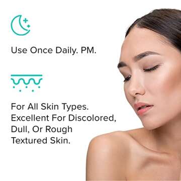 ClarityRx Brighten It 10% Lactic Acid Solution, Natural Plant-Based Exfoliating Face Treatment for Dark Spots, Discoloration & Uneven Skin (2 fl oz)