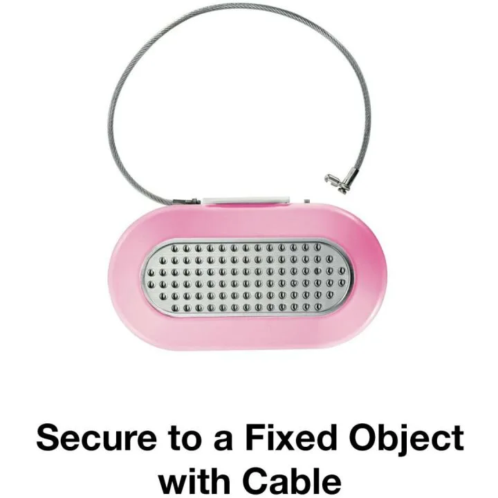 Set Your Combo Master Lock Personal Safe in Pink
