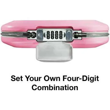 Set Your Combo Master Lock Personal Safe in Pink