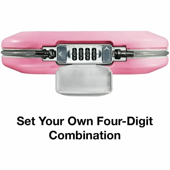 Set Your Combo Master Lock Personal Safe in Pink
