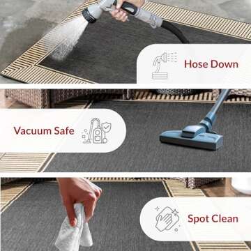 nuLOOM 10' x 12' Outdoor Area Rug - Sleek Design