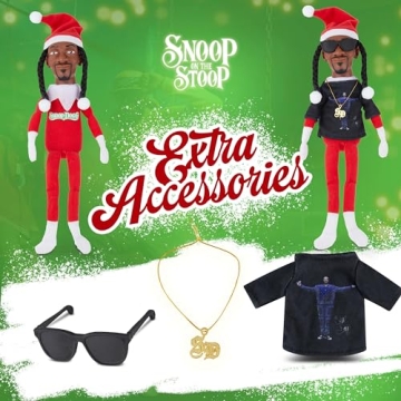 Snoop Dogg Snoop on a Stoop Christmas Elf Doll 2024