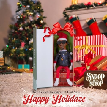 Snoop Dogg Snoop on a Stoop Christmas Elf Doll 2024