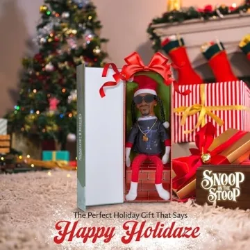 Snoop Dogg Snoop on a Stoop Christmas Elf Doll 2024