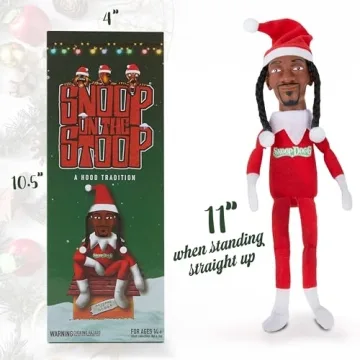 Snoop Dogg Snoop on a Stoop Christmas Elf Doll 2024
