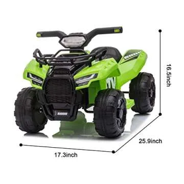 Kids Ride on ATV - 6V Battery Electric Vehicle for Toddlers