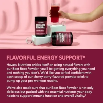 Beet Root Powder with BCAA - Cherry Berry Flavor