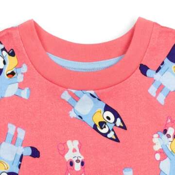 Bluey Toddler Girls Sweatshirt - Pink 3T, Cozy & Stylish!