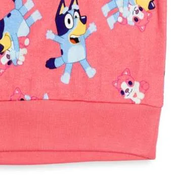 Cute Bluey Toddler Girls Sweatshirt in Pink Size 3T