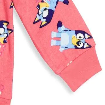 Cute Bluey Toddler Girls Sweatshirt in Pink Size 3T
