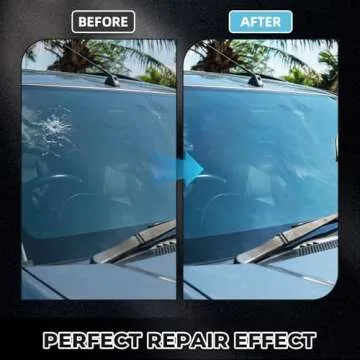 DEZEU Windshield Crack Repair Kit - Quick 5 Min Solution