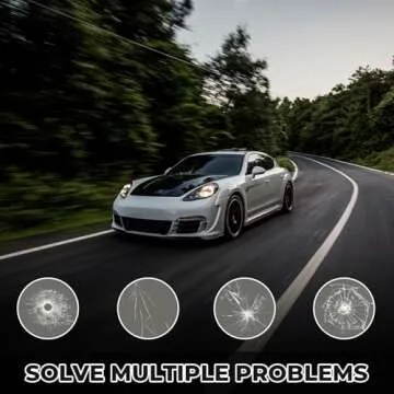 DEZEU Windshield Crack Repair Kit - Quick 5 Min Solution