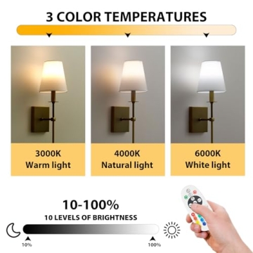 Transform Your Space with PASSICA Wall Sconces Set of 2