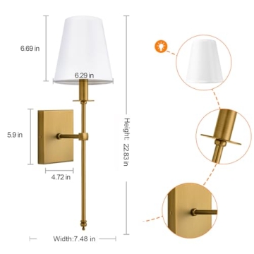 Transform Your Space with PASSICA Wall Sconces Set of 2