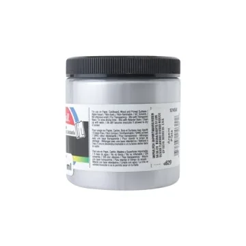 Speedball Acrylic Screen Printing Ink 8 oz Silver Pack of 12